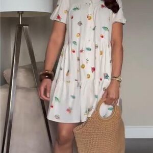 Jane + Delancey White linen dress